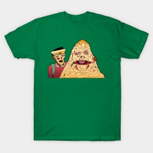 Pizza the Hutt and his son Pizza Face from All That T-Shirt